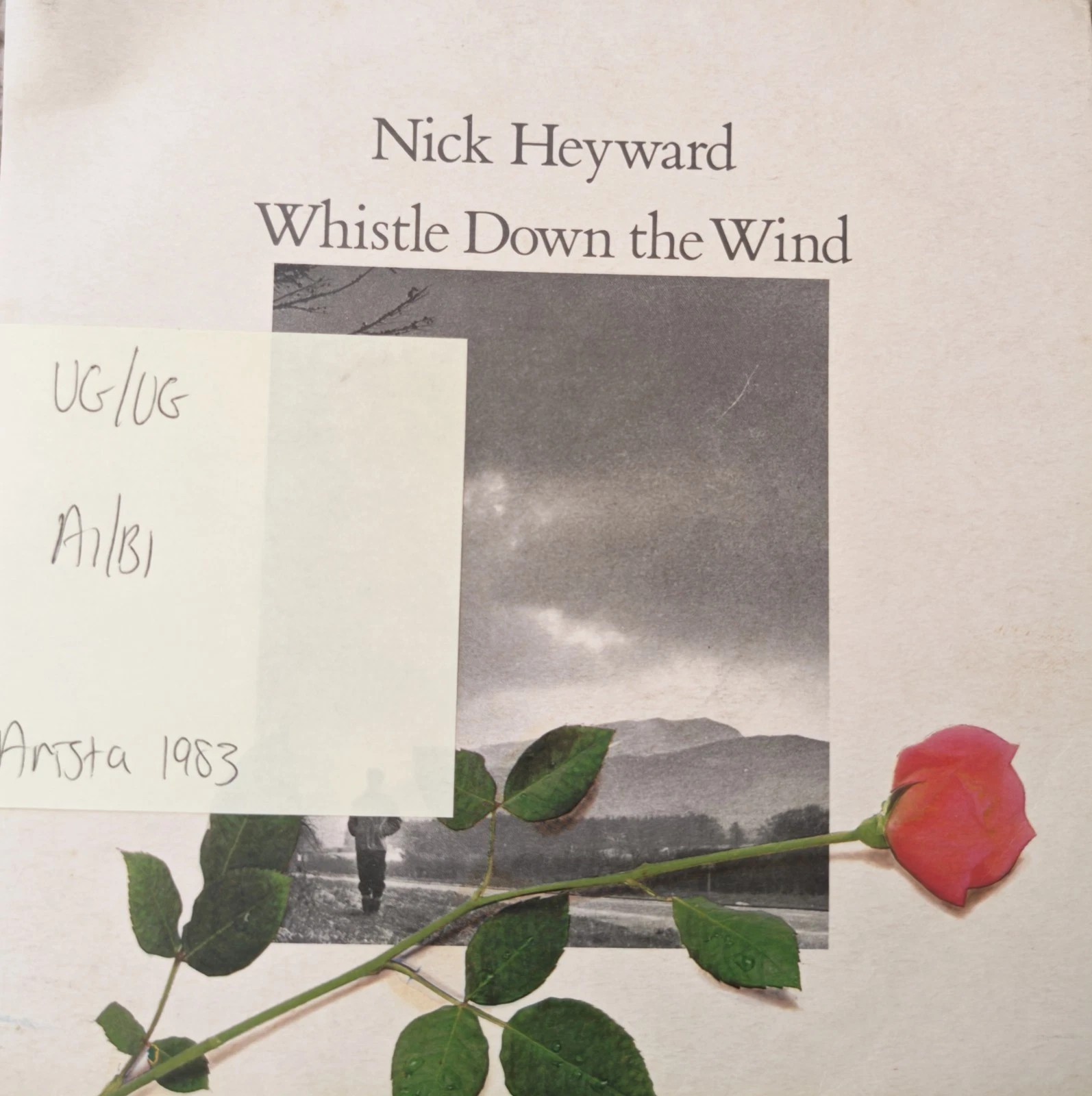 Nick Heyward Whistle Down the Wind Vinyl Record 7" VG/VG HEY 1 sleeve Nick Heyward Whistle Down the Wind Vinyl Record 7" VG/VG HEY 1 sleeve
