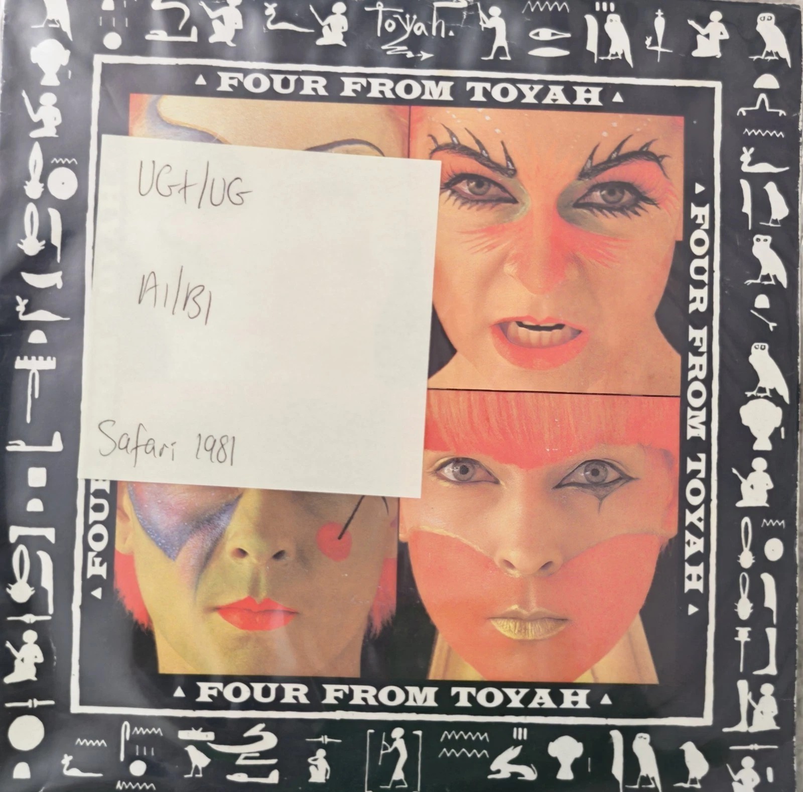 Toyah Four From Toyah Vinyl Record 7" VG+/VG TOY 1 1979 sleeve Toyah Four From Toyah Vinyl Record 7" VG+/VG TOY 1 1979 sleeve
