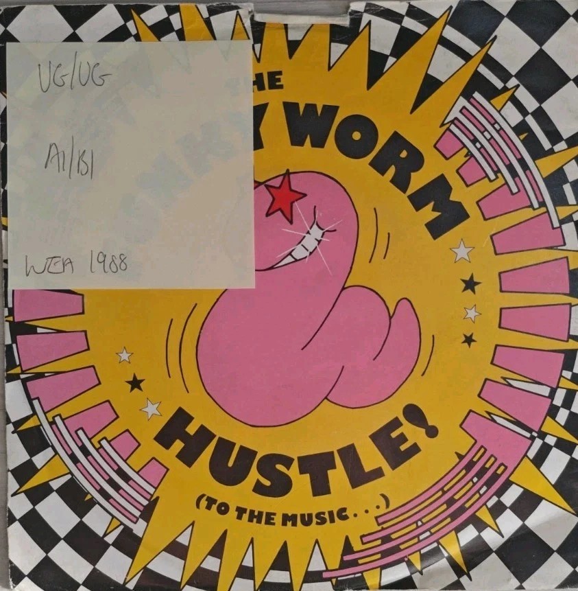 The Funky Worm Hustle! (To The Music...) Vinyl Record 7" VG/VG FON 15 1988 sleeve The Funky Worm Hustle! (To The Music...) Vinyl Record 7" VG/VG FON 15 1988 sleeve