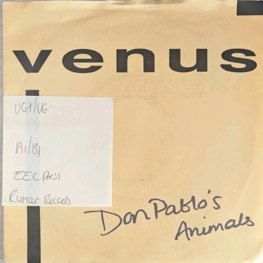 Don Pablo's Animals Venus Vinyl Record 7" VG+/VG RUMA 18 sleeve Don Pablo's Animals Venus Vinyl Record 7" VG+/VG RUMA 18 sleeve