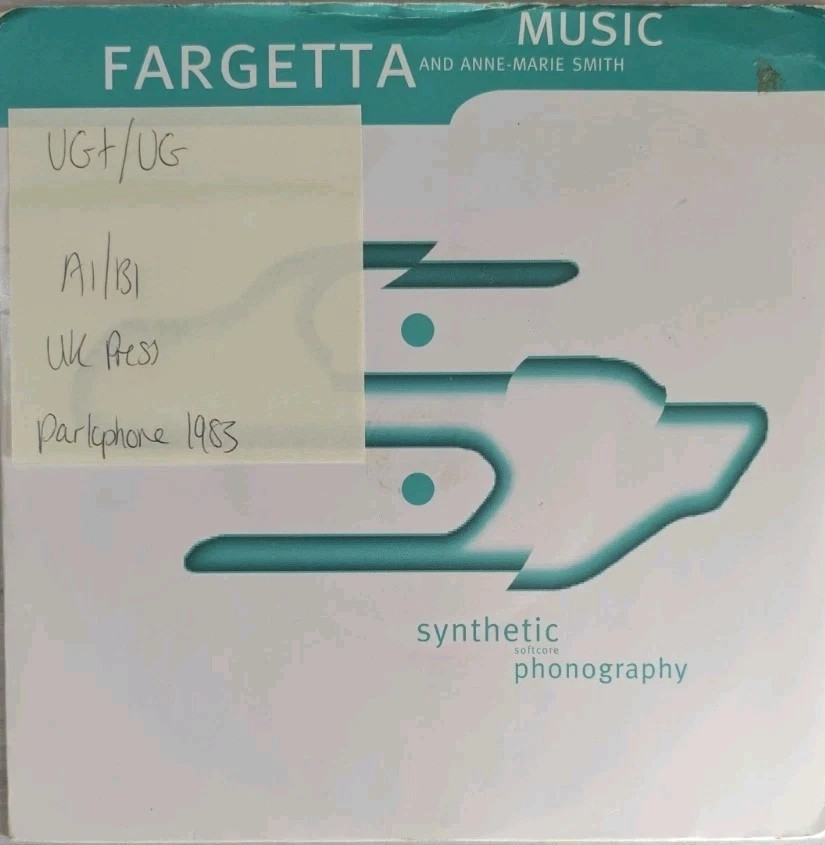 Fargetta And Ann-Marie Smith Music Vinyl Record 7" VG+/VG R6334 1983 sleeve Fargetta And Ann-Marie Smith Music Vinyl Record 7" VG+/VG R6334 1983 sleeve