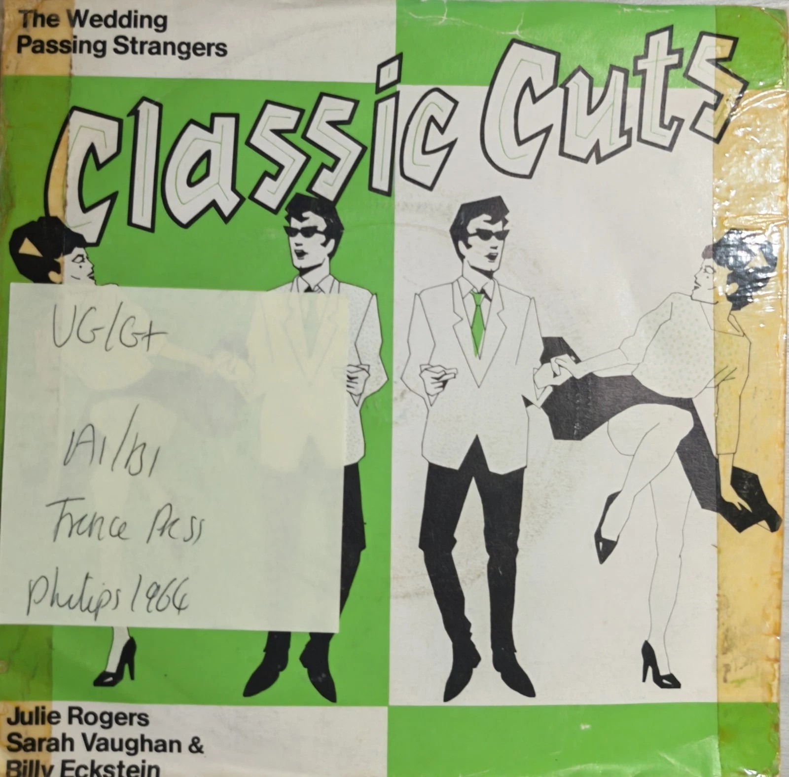 Julie Rogers & Sarah Vaughan Classic Cuts Vinyl Record 7" VG/G+ CUT106 1964 sleeve Julie Rogers & Sarah Vaughan Classic Cuts Vinyl Record 7" VG/G+ CUT106 1964 sleeve