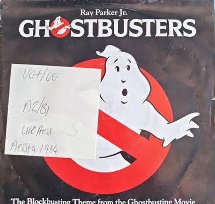 Ray Parker Jr. Ghostbusters Vinyl Record 7" VG+/VG ARIST 580 1984 sleeve Ray Parker Jr. Ghostbusters Vinyl Record 7" VG+/VG ARIST 580 1984 sleeve