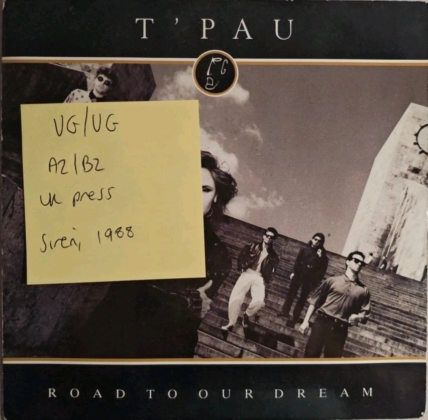 T'Pau Road To Our Dream Vinyl Record 7" VG/VG SRN 100 1988 sleeve T'Pau Road To Our Dream Vinyl Record 7" VG/VG SRN 100 1988 sleeve