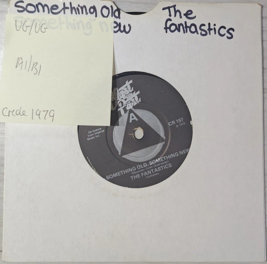 Various Something Old Something New Vinyl Record 7" VG/VG CR 197 1979 sleeve Various Something Old Something New Vinyl Record 7" VG/VG CR 197 1979 sleeve
