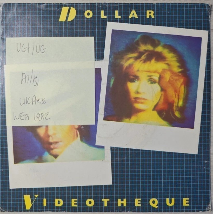 Dollar Videotheque Vinyl Record 7" VG+/VG BUCK 4 1982 vinyl record sleeve Dollar Videotheque Vinyl Record 7" VG+/VG BUCK 4 1982 vinyl record sleeve