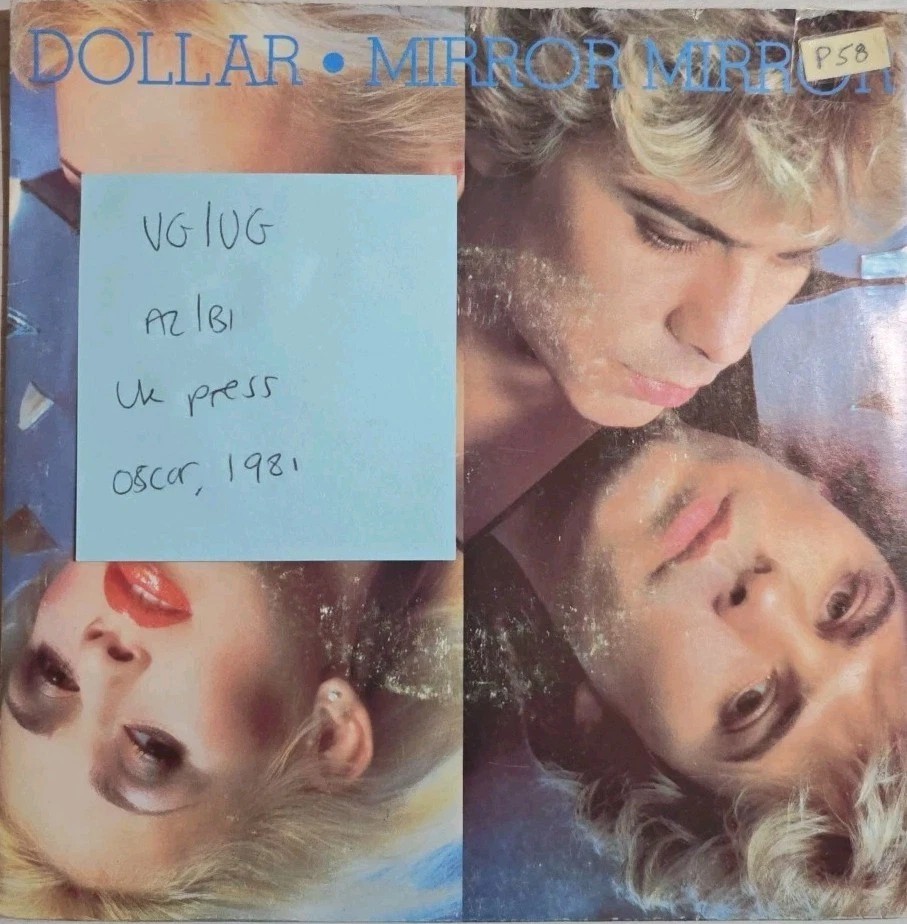 Dollar Mirror Mirror/Radio Vinyl Record 7" VG/VG BUCK2 1981 sleeve Dollar Mirror Mirror/Radio Vinyl Record 7" VG/VG BUCK2 1981 sleeve