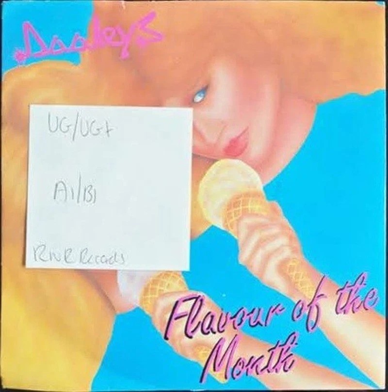 Dooleys Flavour Of The Month Vinyl Record 7" VG/VG+ RnR 001 1983 sleeve Dooleys Flavour Of The Month Vinyl Record 7" VG/VG+ RnR 001 1983 sleeve