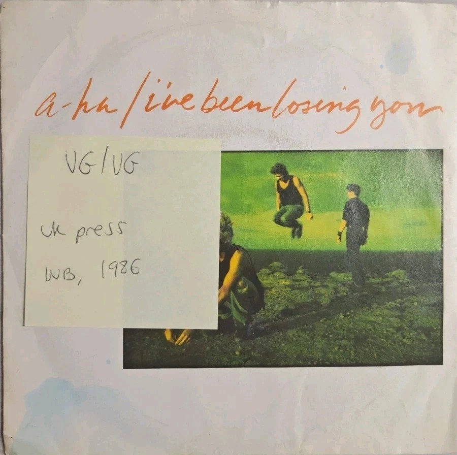 A-HA I’ve Been Losing You Vinyl Record 7" VG/VG W8594 1986 sleeve A-HA I’ve Been Losing You Vinyl Record 7" VG/VG W8594 1986 sleeve