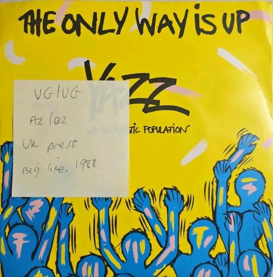 Yazz the Only Way Is Up Vinyl Record 7" VG/VG BLR 4 sleeve Yazz the Only Way Is Up Vinyl Record 7" VG/VG BLR 4 sleeve