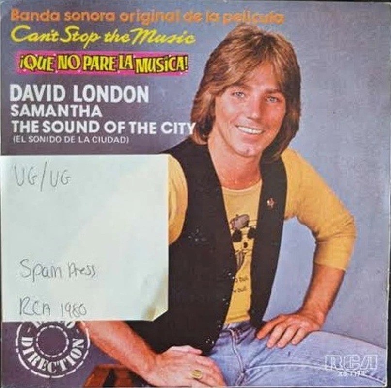 David London Samantha Vinyl Record 7" VG/VG XB-1175 1980 sleeve David London Samantha Vinyl Record 7" VG/VG XB-1175 1980 sleeve