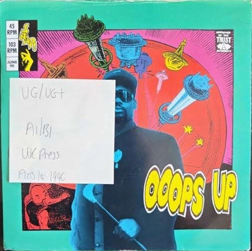 Snap! Ooops Up Vinyl Record 7" VG/VG+ 113 296 1990 sleeve Snap! Ooops Up Vinyl Record 7" VG/VG+ 113 296 1990 sleeve