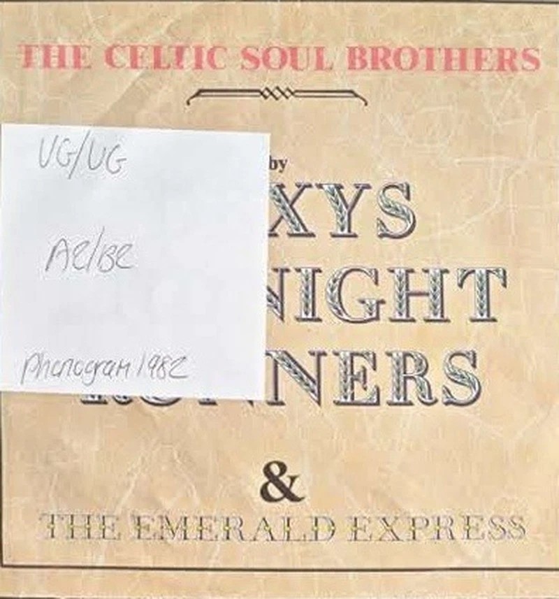 Dexys Midnight Runners Celtic Soul Brothers Vinyl Record 7" VG/VG DEXYS 8 1982 vinyl record sleeve Dexys Midnight Runners Celtic Soul Brothers Vinyl Record 7" VG/VG DEXYS 8 1982 vinyl record sleeve