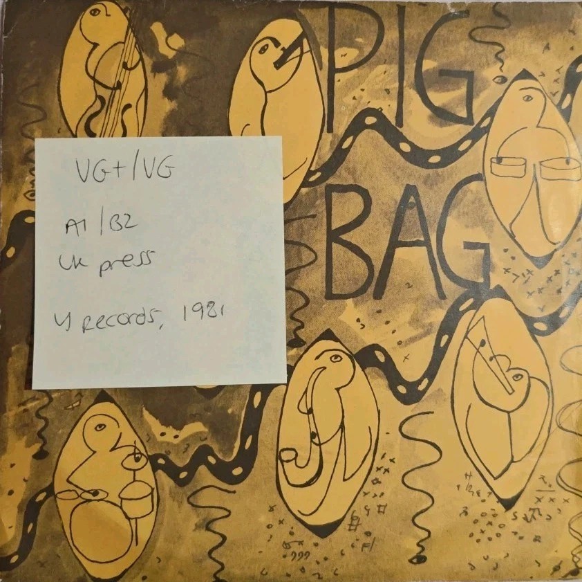 Pig Bag Papas Got A Brand New Pig Bag Vinyl Record 7" VG+/VG Y10 1981 sleeve Pig Bag Papas Got A Brand New Pig Bag Vinyl Record 7" VG+/VG Y10 1981 sleeve