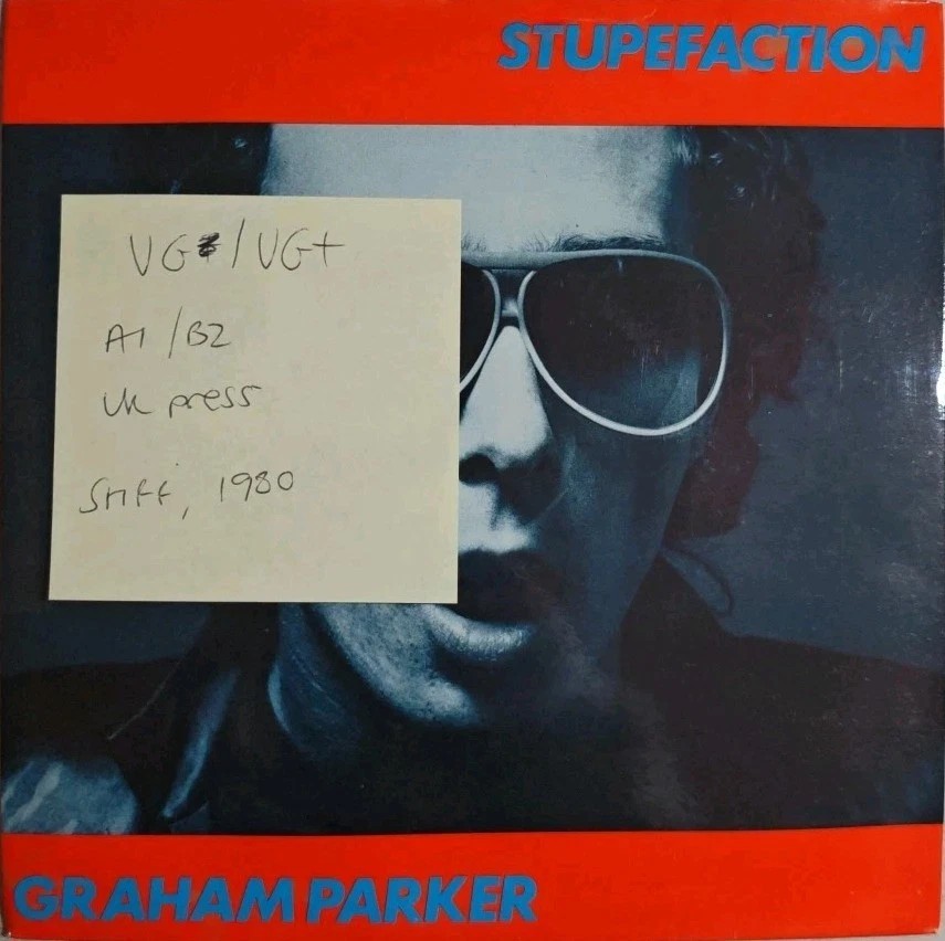 Graham Parker Stupefaction Vinyl Record 7" VG/VG+ BUY72 1980 sleeve Graham Parker Stupefaction Vinyl Record 7" VG/VG+ BUY72 1980 sleeve