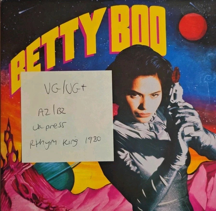 Betty Boo Where Are You Baby Boo's Boogie Vinyl Record 7" VG/VG+ LEFT43 1990 sleeve Betty Boo Where Are You Baby Boo's Boogie Vinyl Record 7" VG/VG+ LEFT43 1990 sleeve