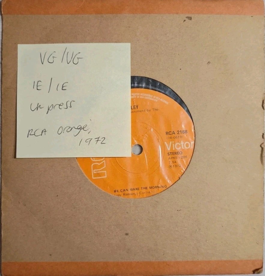 Elvis Presley Until It's Time For You To Go Vinyl Record 7" VG/VG RCA 2188 1972 sleeve Elvis Presley Until It's Time For You To Go Vinyl Record 7" VG/VG RCA 2188 1972 sleeve