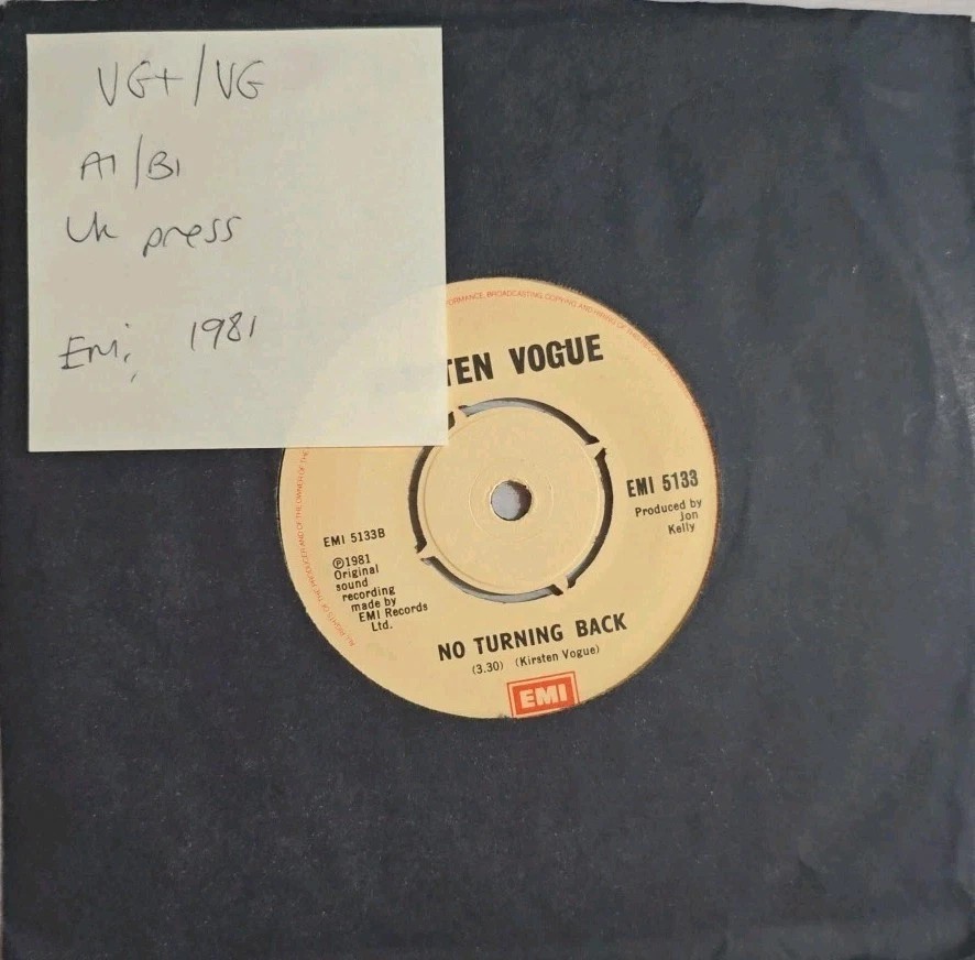 Kirsten Vogue Mariette Vinyl Record 7" VG+/VG EMI5133 1981 sleeve Kirsten Vogue Mariette Vinyl Record 7" VG+/VG EMI5133 1981 sleeve