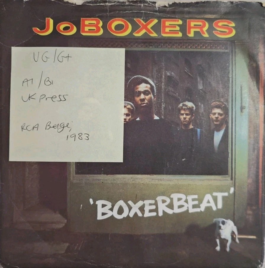 JoBoxers Boxerbeat Vinyl Record 7" VG/G+ BOX1 1983 sleeve JoBoxers Boxerbeat Vinyl Record 7" VG/G+ BOX1 1983 sleeve