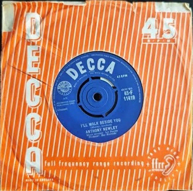 Anthony Newley D-Darling Vinyl Record 7" VG/VG 45-F 11419 1962 sleeve Anthony Newley D-Darling Vinyl Record 7" VG/VG 45-F 11419 1962 sleeve