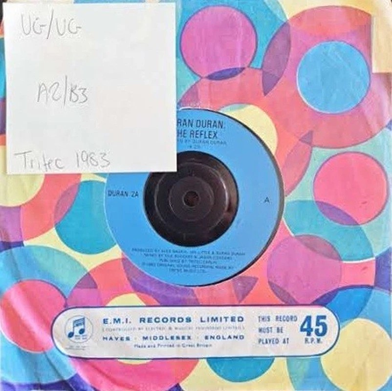 Duran Duran The Reflex Vinyl Record 7" VG/VG DURAN 2 1984 sleeve Duran Duran The Reflex Vinyl Record 7" VG/VG DURAN 2 1984 sleeve