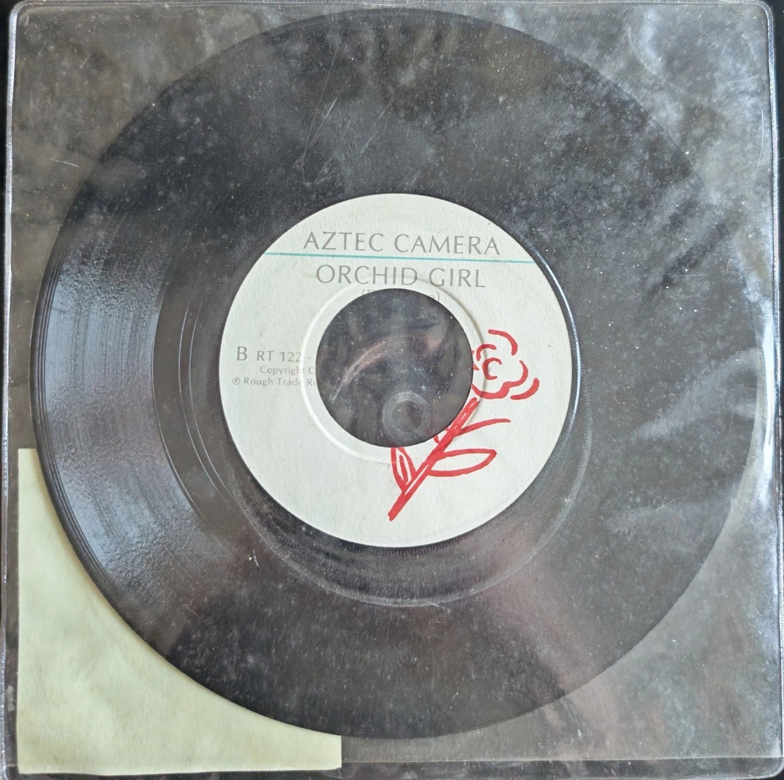 Aztec Camera Oblivious Vinyl Record 7" VG RT 122 1983 sleeve Aztec Camera Oblivious Vinyl Record 7" VG RT 122 1983 sleeve