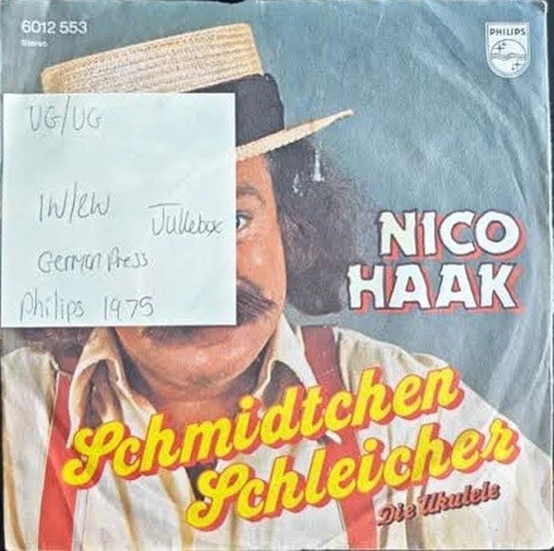 Nico Haak Schmidtchen Schleicher Vinyl Record 7" VG/VG 6012 553 1975 sleeve Nico Haak Schmidtchen Schleicher Vinyl Record 7" VG/VG 6012 553 1975 sleeve