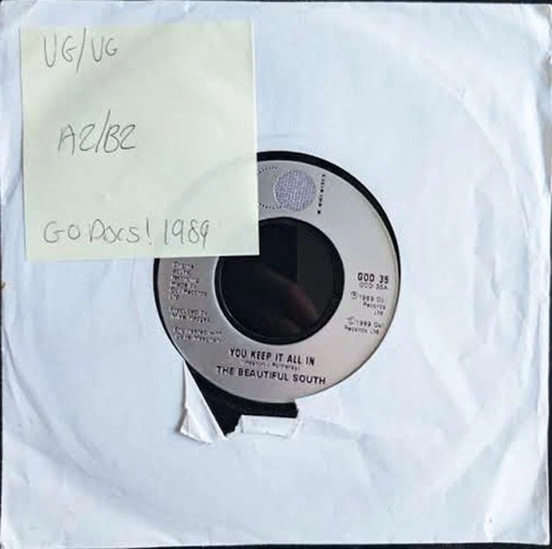 The Beautiful South You Keep It All In Vinyl Record 7" VG/VG GOD 35 1989 sleeve The Beautiful South You Keep It All In Vinyl Record 7" VG/VG GOD 35 1989 sleeve