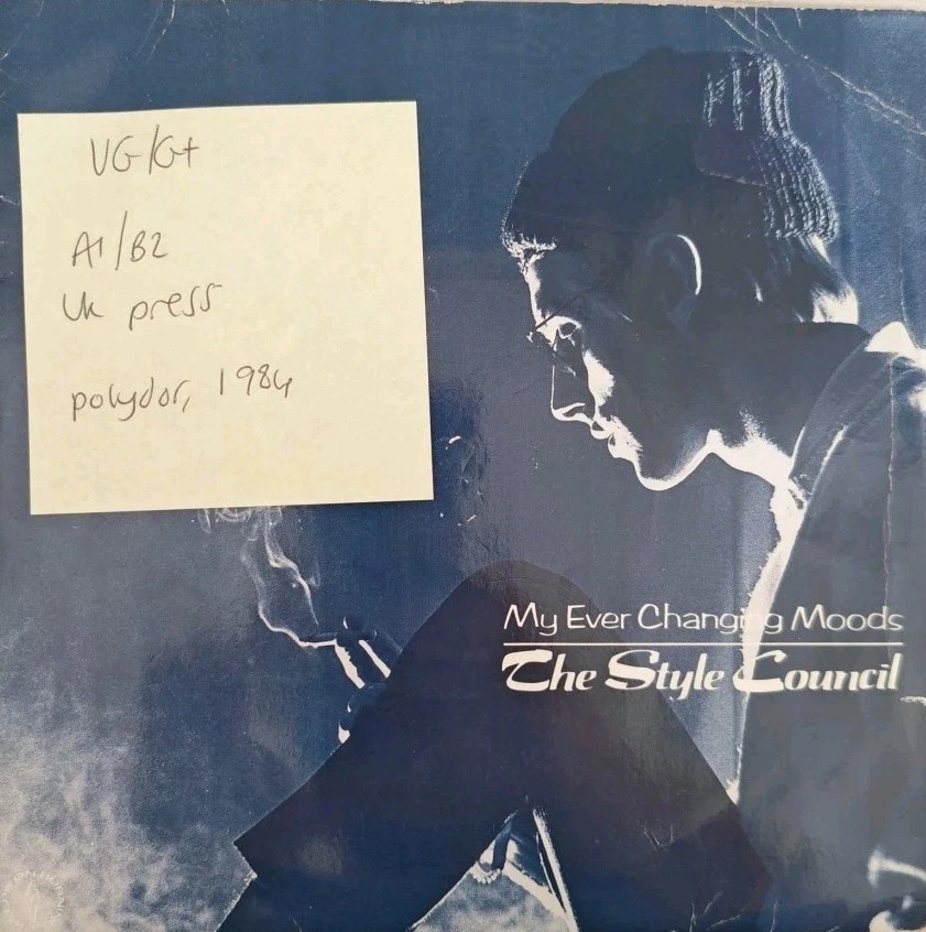 The Style Council My Ever Changing Moods Vinyl Record 7" VG/G+ TSC 5 1984 sleeve The Style Council My Ever Changing Moods Vinyl Record 7" VG/G+ TSC 5 1984 sleeve