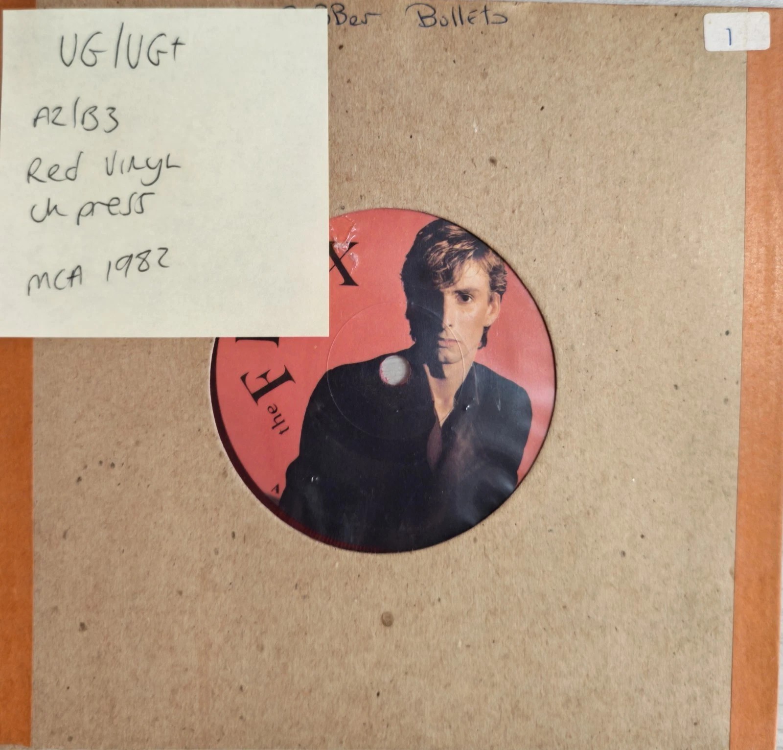 The Fixx Red Skies Vinyl Record 7" VG/VG+ FIXX3 1982 sleeve The Fixx Red Skies Vinyl Record 7" VG/VG+ FIXX3 1982 sleeve