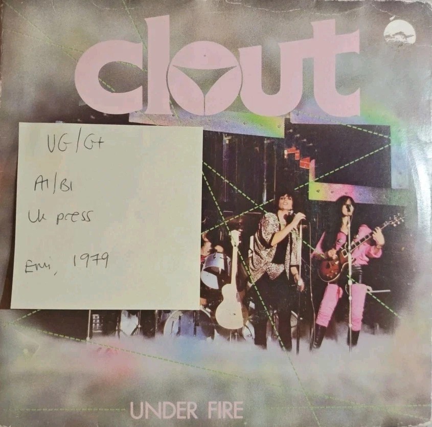 Clout Under Fire Vinyl Record 7" VG/G+ EMI2995 1979 sleeve Clout Under Fire Vinyl Record 7" VG/G+ EMI2995 1979 sleeve