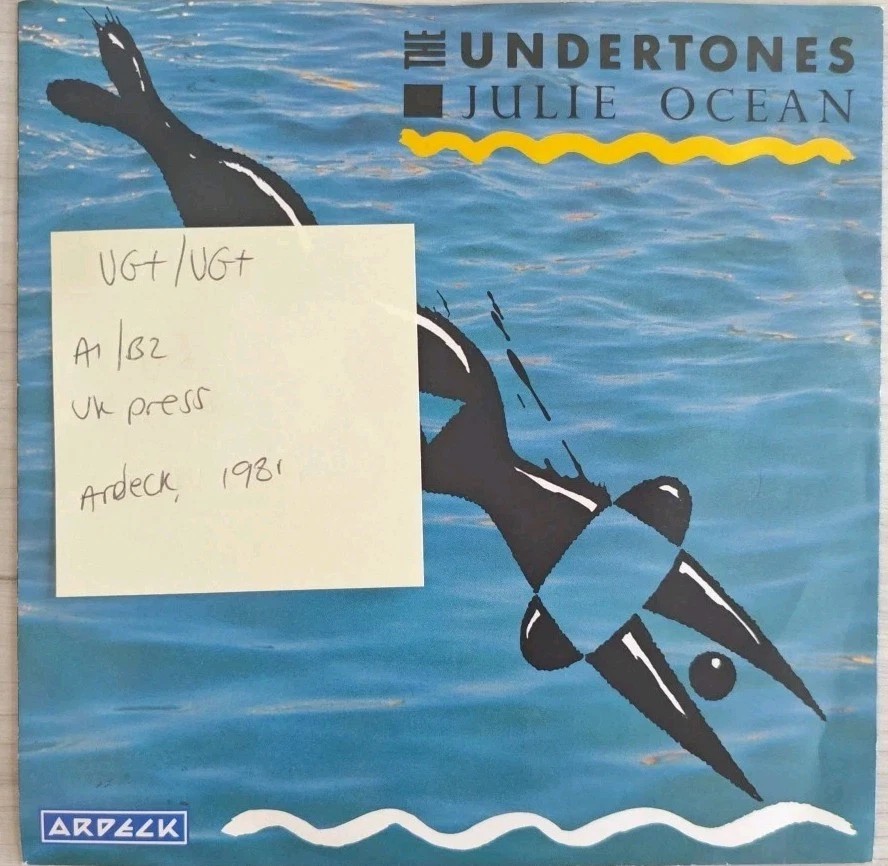 The Undertones Julie Ocean Vinyl Record 7" VG+/VG+ ARDS9 1981 sleeve The Undertones Julie Ocean Vinyl Record 7" VG+/VG+ ARDS9 1981 sleeve