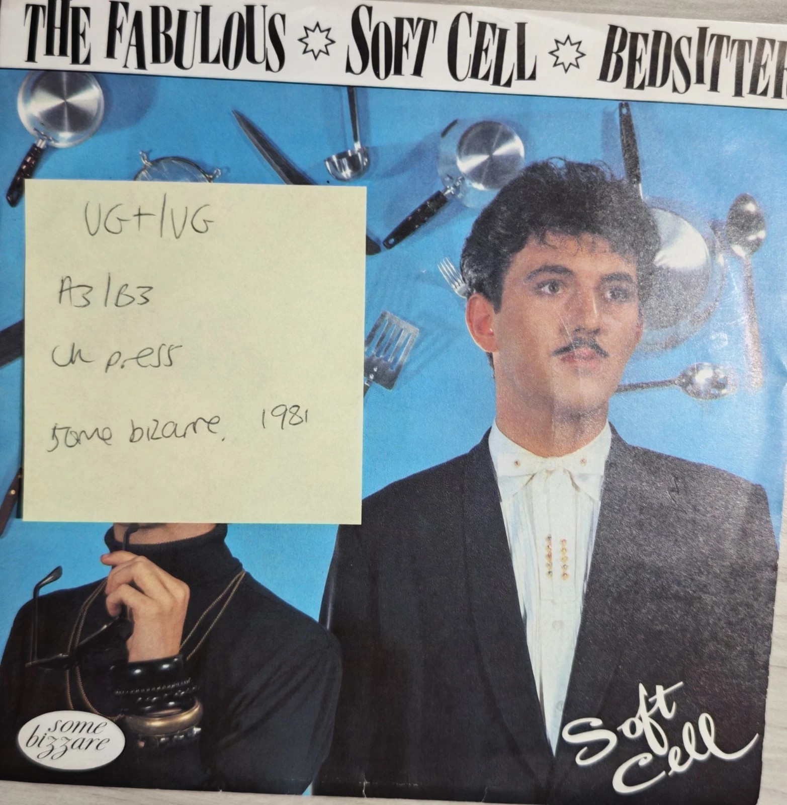 Soft Cell Bedsitter / Facility Girls Vinyl Record 7" VG+/VG BZS6 1981 sleeve Soft Cell Bedsitter / Facility Girls Vinyl Record 7" VG+/VG BZS6 1981 sleeve