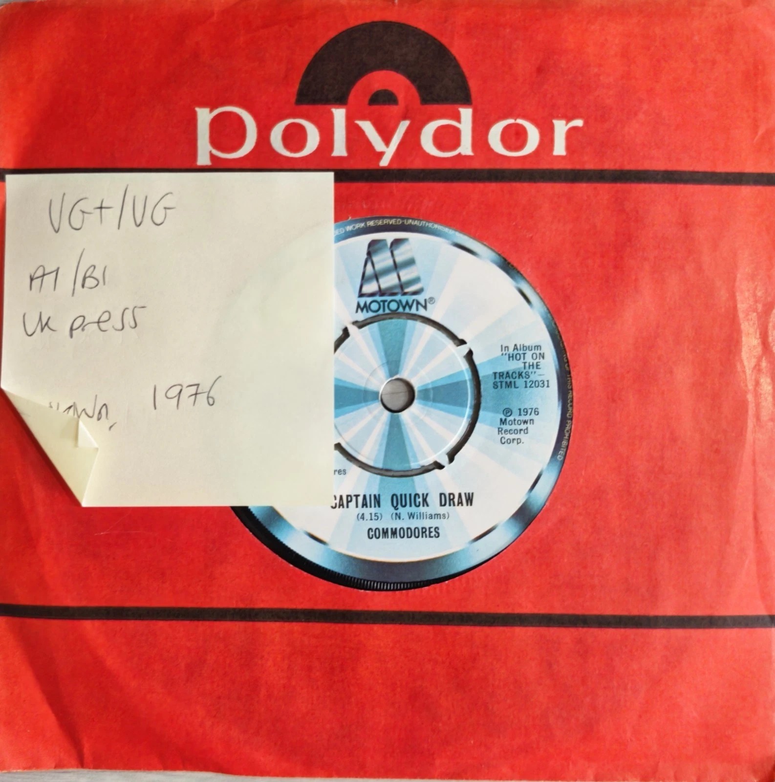 Commodores Sail On Vinyl Record 7" VG+/VG TMG 1155 1979 sleeve Commodores Sail On Vinyl Record 7" VG+/VG TMG 1155 1979 sleeve