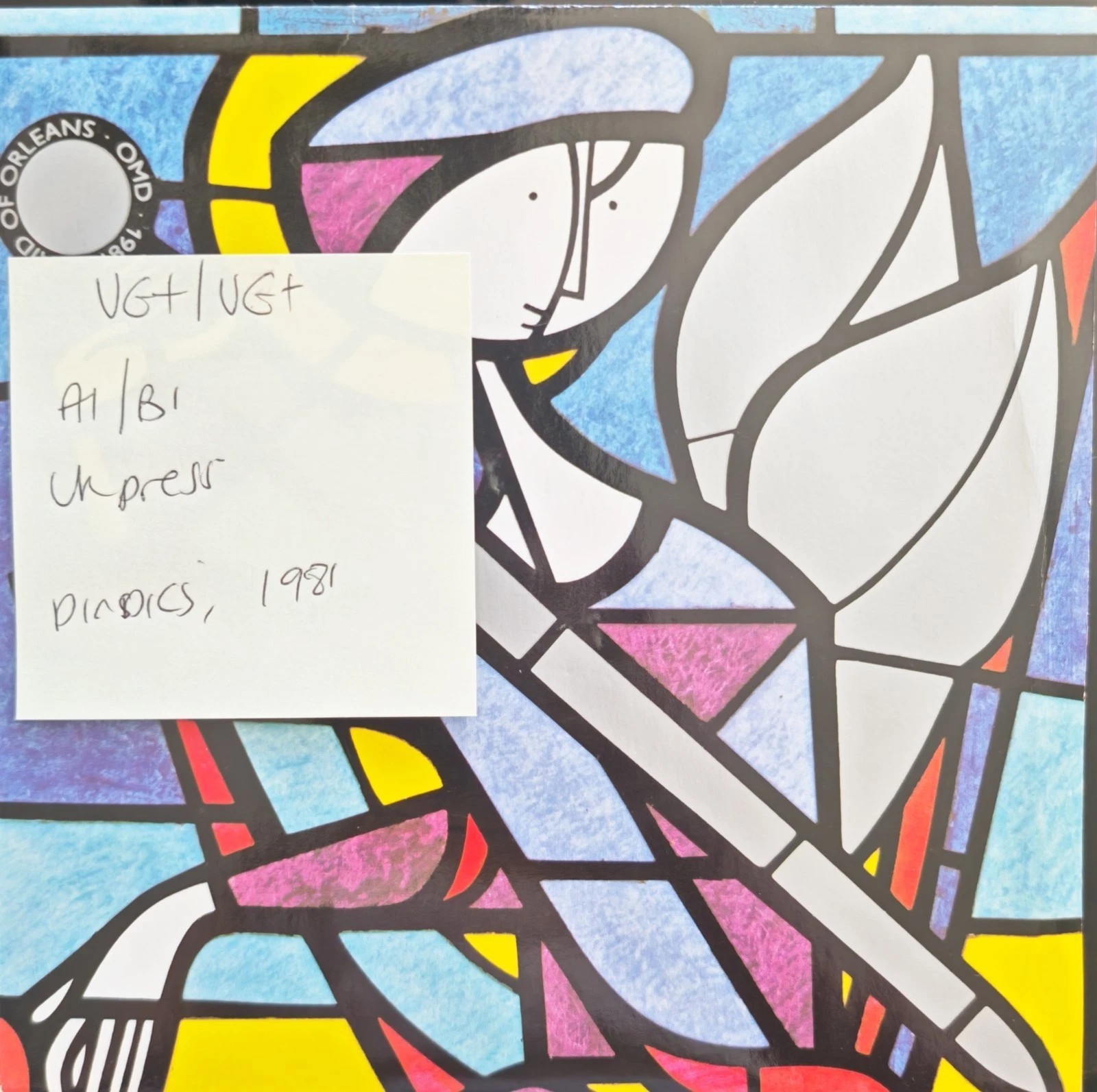 OMD Maid Of Orleans Vinyl Record 7" VG+/VG+ DIN40 1981 sleeve OMD Maid Of Orleans Vinyl Record 7" VG+/VG+ DIN40 1981 sleeve
