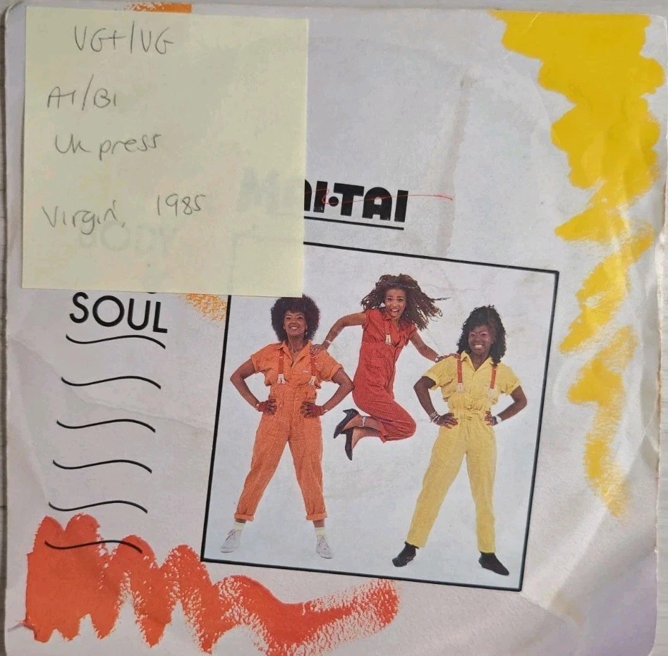 Mai Tai Body & Soul Vinyl Record 12" VG+/VG VS801-12 1985 sleeve Mai Tai Body & Soul Vinyl Record 12" VG+/VG VS801-12 1985 sleeve