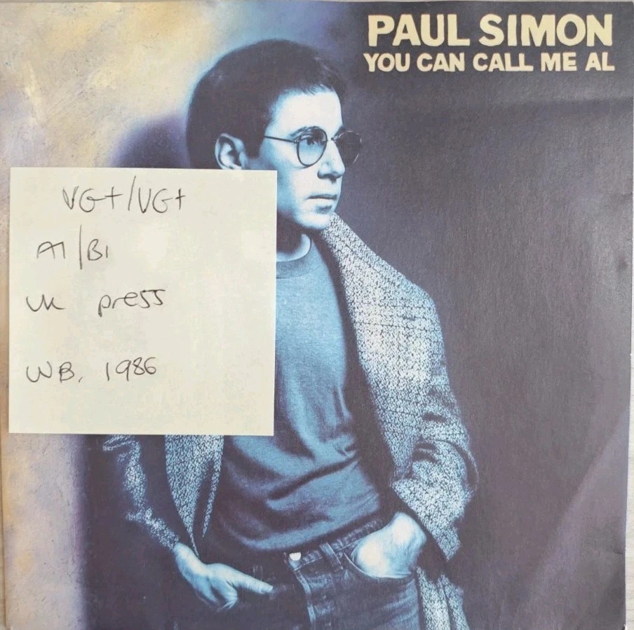 Paul Simon You Can Call Me Al Vinyl Record 12" VG+/VG+ W8667T 1986 sleeve Paul Simon You Can Call Me Al Vinyl Record 12" VG+/VG+ W8667T 1986 sleeve