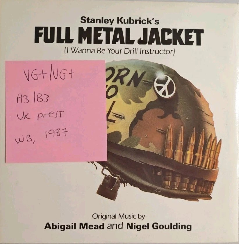Abigail Mead Full Metal Jacket Vinyl Record 12" VG+/VG+ W8187T 1987 sleeve Abigail Mead Full Metal Jacket Vinyl Record 12" VG+/VG+ W8187T 1987 sleeve