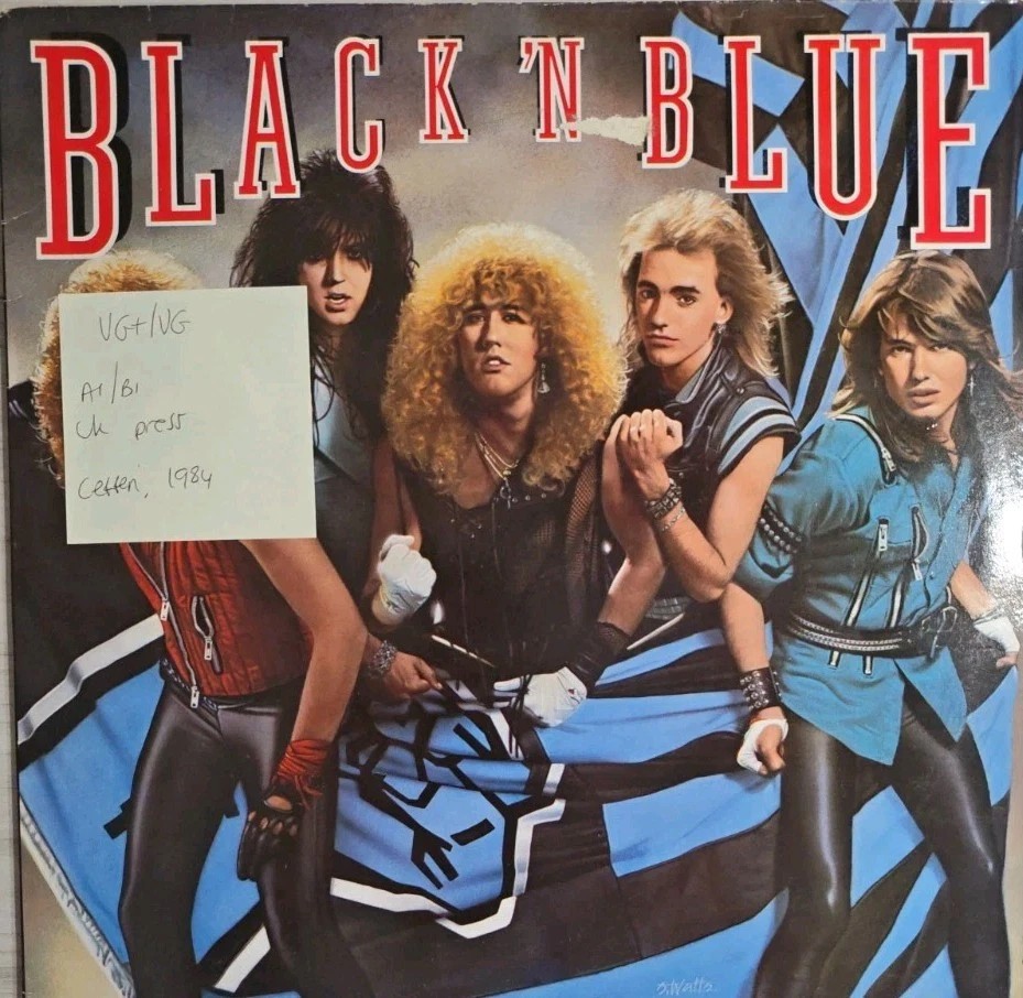 Black N Blue Vinyl Record VG+/VG GEF 26020 1984 vinyl record sleeve Black N Blue Vinyl Record VG+/VG GEF 26020 1984 sleeve