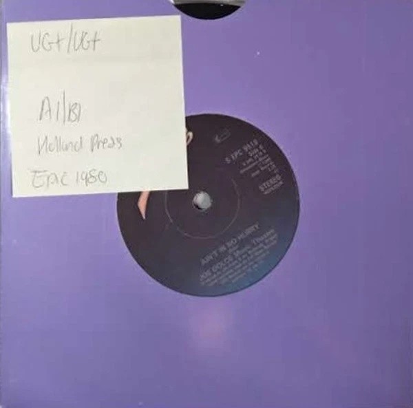 Joe Dolce Music Theatre Shaddap You Face Vinyl Record 7" VG+/VG+ SEPC9518 1980 vinyl record sleeve Joe Dolce Music Theatre Shaddap You Face Vinyl Record 7" VG+/VG+ SEPC9518 1980 vinyl record sleeve