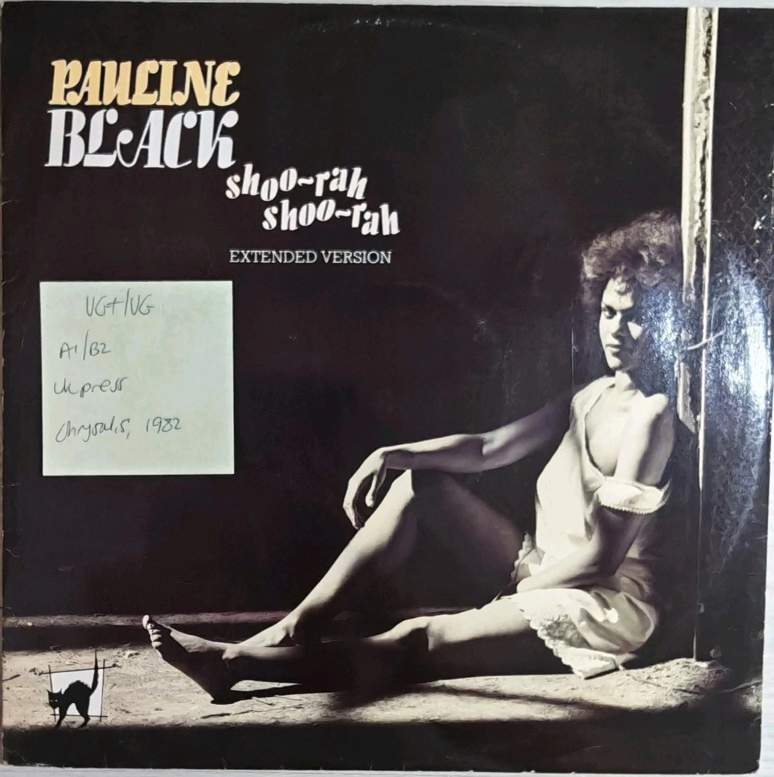 Pauline Black Shoo-Rah Shoo-Rah Vinyl Record 12" VG+/VG CHS 12 2645 1982 vinyl record sleeve Pauline Black Shoo-Rah Shoo-Rah Vinyl Record 12" VG+/VG CHS 12 2645 1982 vinyl record sleeve