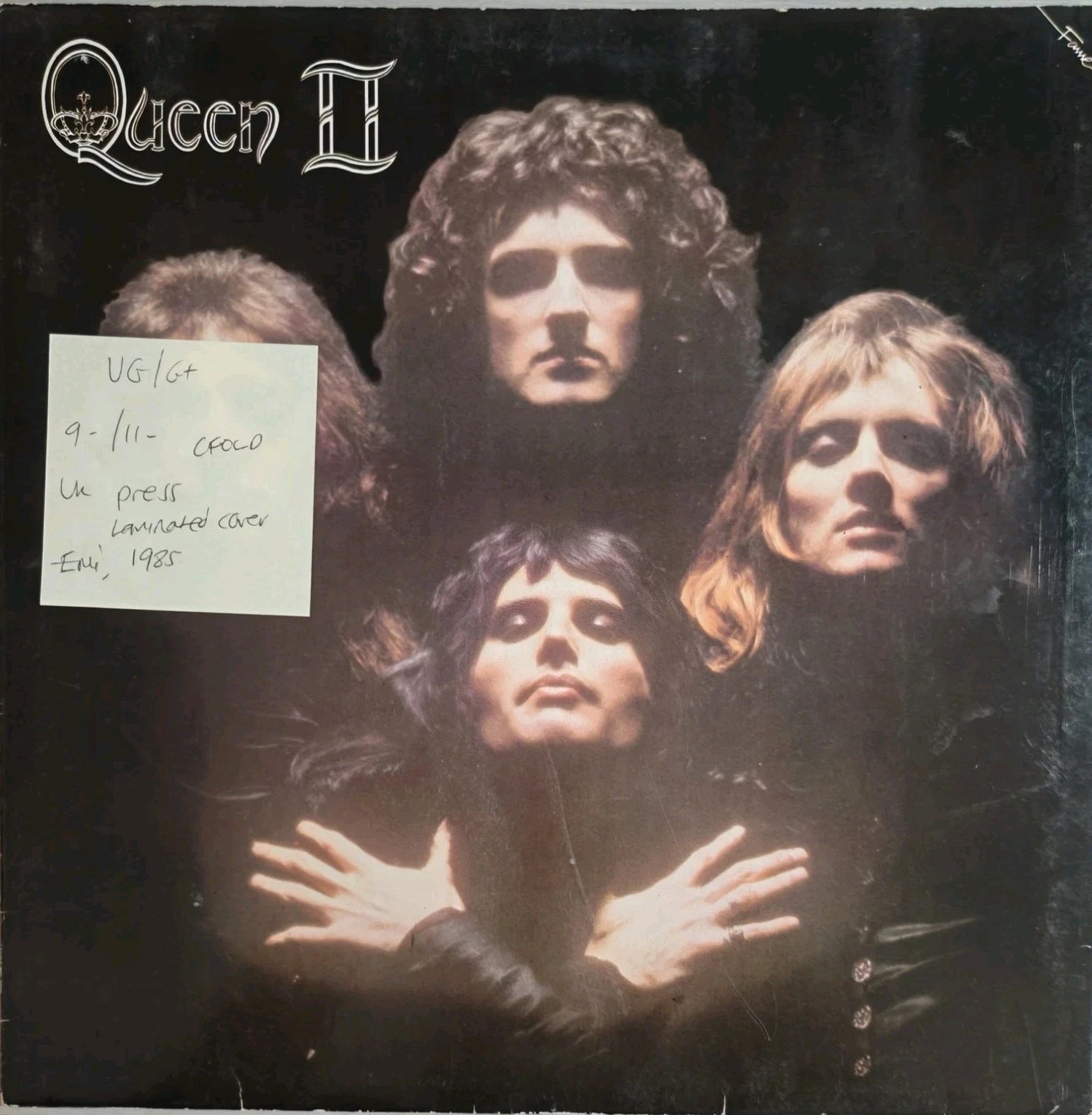 Queen Queen II Vinyl Record LP VG/G+ FA 41 3099 1 1984 vinyl record sleeve Queen Queen II Vinyl Record LP VG/G+ FA 41 3099 1 1984 vinyl record sleeve