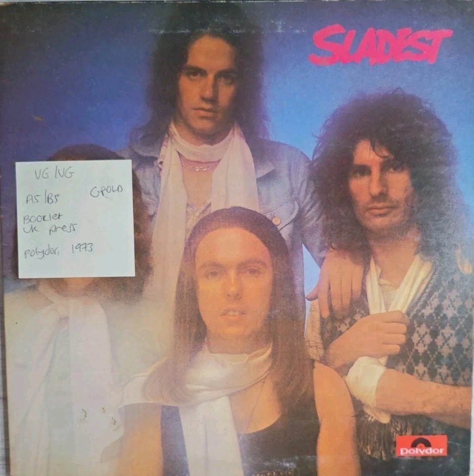 Slade Sladest Vinyl Record VG/VG 2442119 1973 vinyl record sleeve Slade Sladest Vinyl Record VG/VG 2442119 1973 vinyl record sleeve