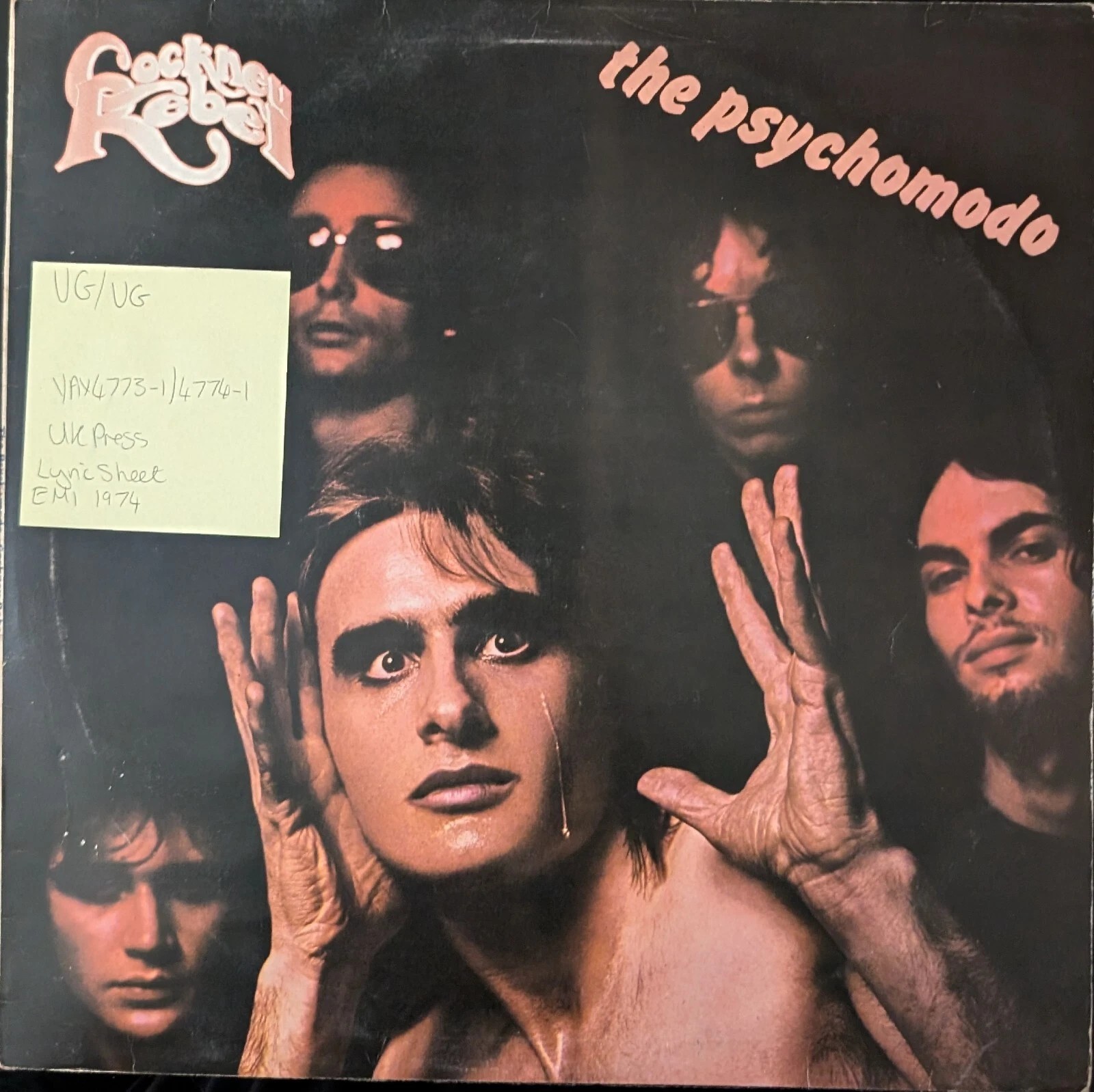 Cockney Rebel The Psychomodo Vinyl Record LP VG/VG EMC3033 1974 vinyl record sleeve Cockney Rebel The Psychomodo Vinyl Record LP VG/VG EMC3033 1974 vinyl record sleeve