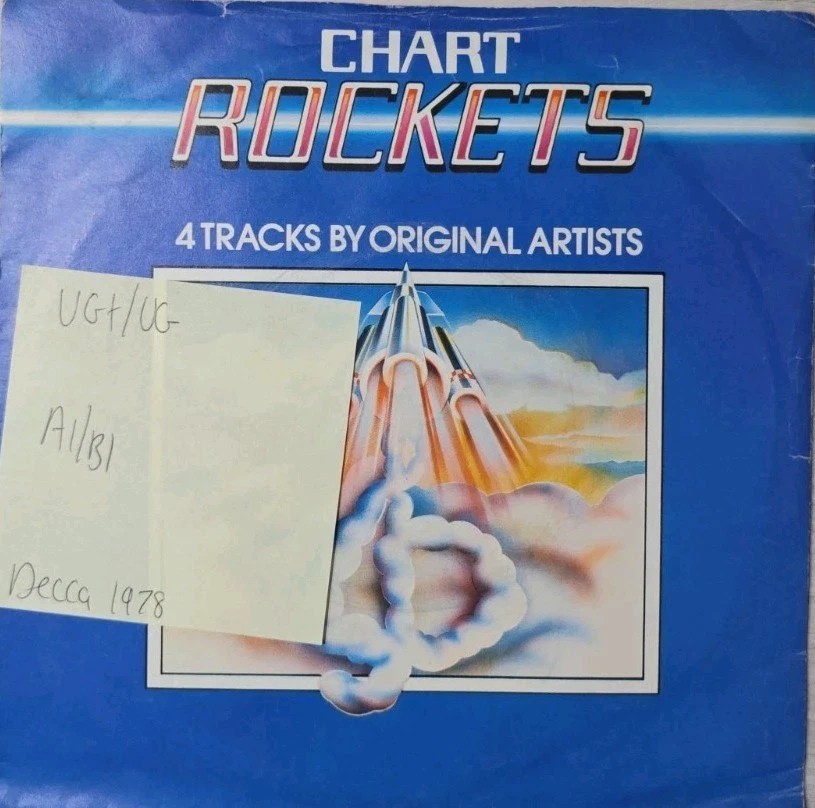 Various Chart Rockets Vinyl Record VG+/VG PSP 002 1978 vinyl record sleeve Various Chart Rockets Vinyl Record VG+/VG PSP 002 1978 vinyl record sleeve