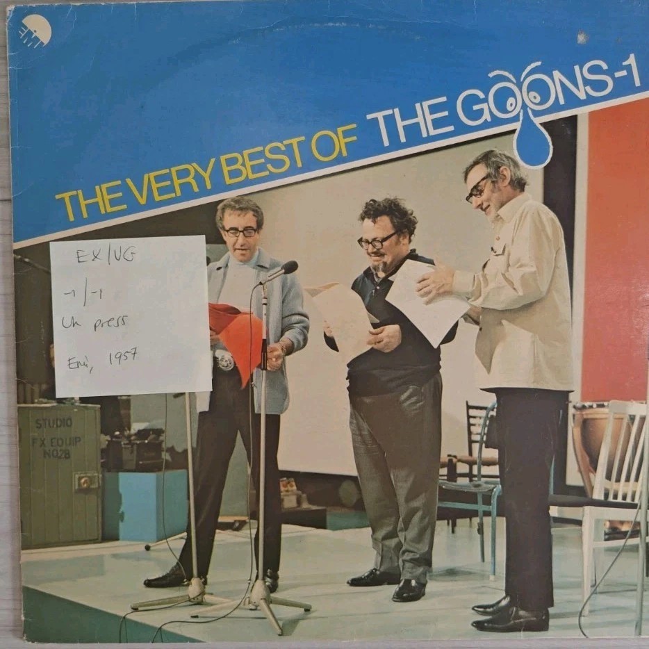 The Goons The Very Best Of The Goons Vinyl Record LP EX/VG EMC 3062 1974 vinyl record sleeve The Goons The Very Best Of The Goons Vinyl Record LP EX/VG EMC 3062 1974 vinyl record sleeve