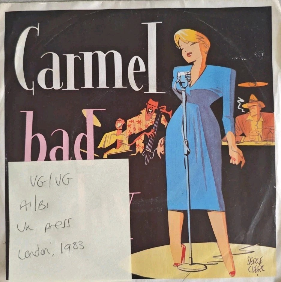 Carmel Bad Day Vinyl Record VG/VG LON 29 1983 vinyl record sleeve Carmel Bad Day Vinyl Record VG/VG LON 29 1983 vinyl record sleeve