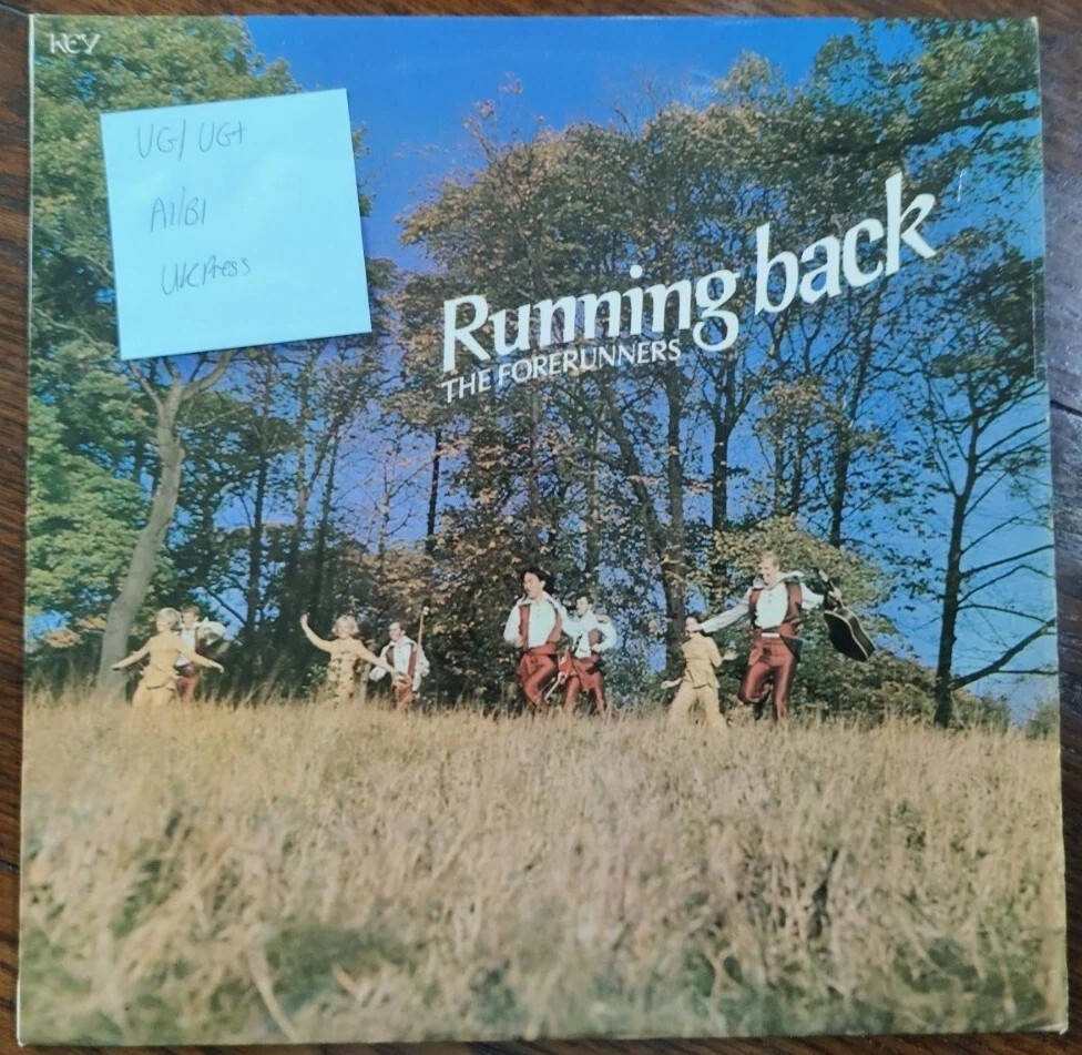 Forerunners Running Back Vinyl Record LP VG/VG+ KL004 1970 vinyl record sleeve Forerunners Running Back Vinyl Record LP VG/VG+ KL004 1970 vinyl record sleeve