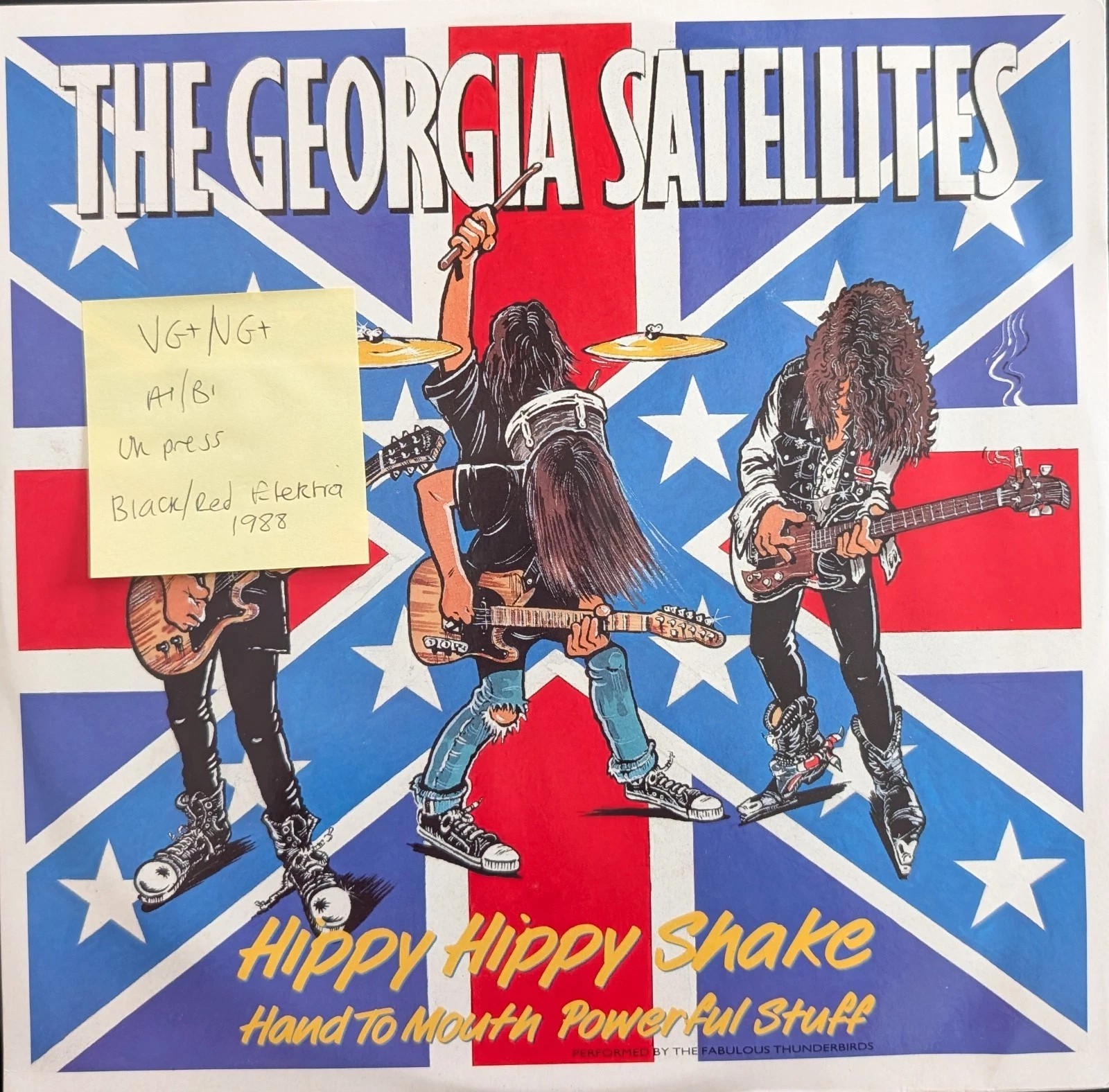 The Georgia Satellites Hippy Hippy Shake Vinyl Record VG+/VG+ EKR86T vinyl record sleeve The Georgia Satellites Hippy Hippy Shake Vinyl Record VG+/VG+ EKR86T vinyl record sleeve