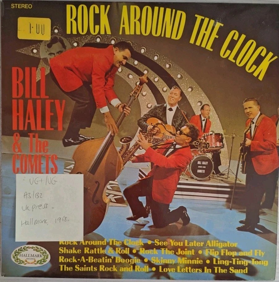 Bill Haley & The Comets Rock Around The Clock Vinyl Record VG+/VG SHM 668 1968 vinyl record sleeve Bill Haley & The Comets Rock Around The Clock Vinyl Record VG+/VG SHM 668 1968 vinyl record sleeve